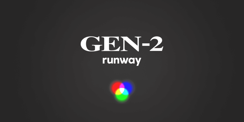 Screenshot of Runway Gen-2 user interface for text-to-video generation