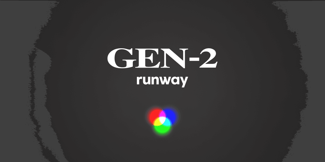 Screenshot of Runway Gen-2 user interface for text-to-video generation