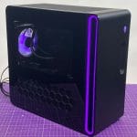 Alienware Aurora R16 desktop with RGB front panel and compact case
