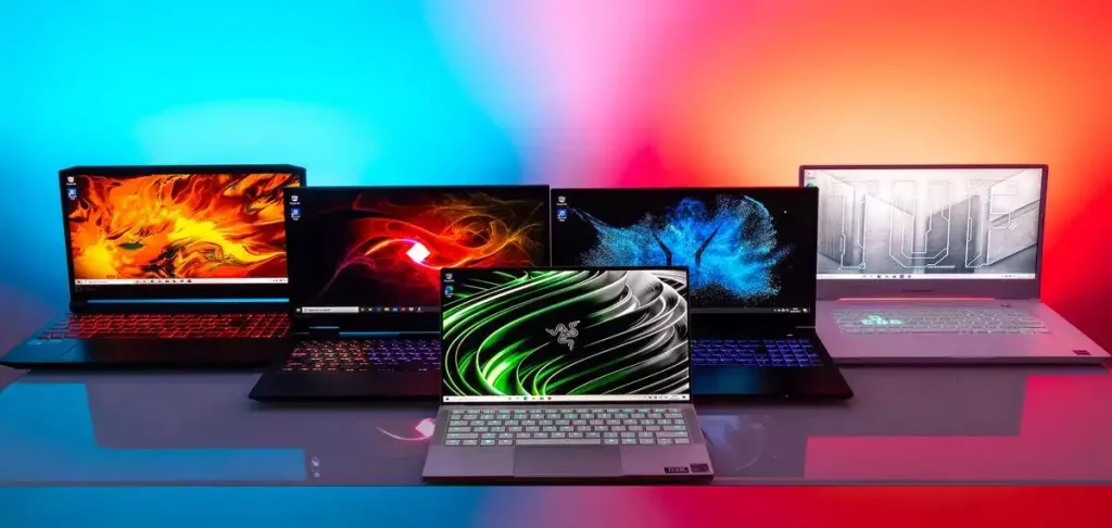 Lineup of best budget gaming laptops 2025 with RGB lighting