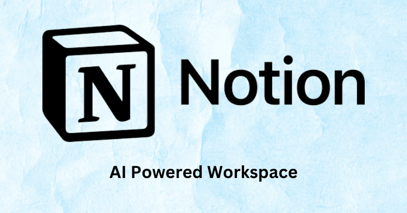 Notion AI 2025 interface on laptop showing writing and planning features