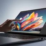 Samsung Galaxy Book4 Ultra laptop with AMOLED display on a desk
