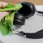how to clean headphones